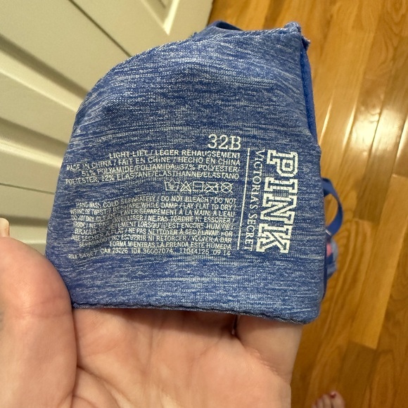 PINK Victoria's Secret Black, Red, and Blue Bra Set - Picture 3 of 5